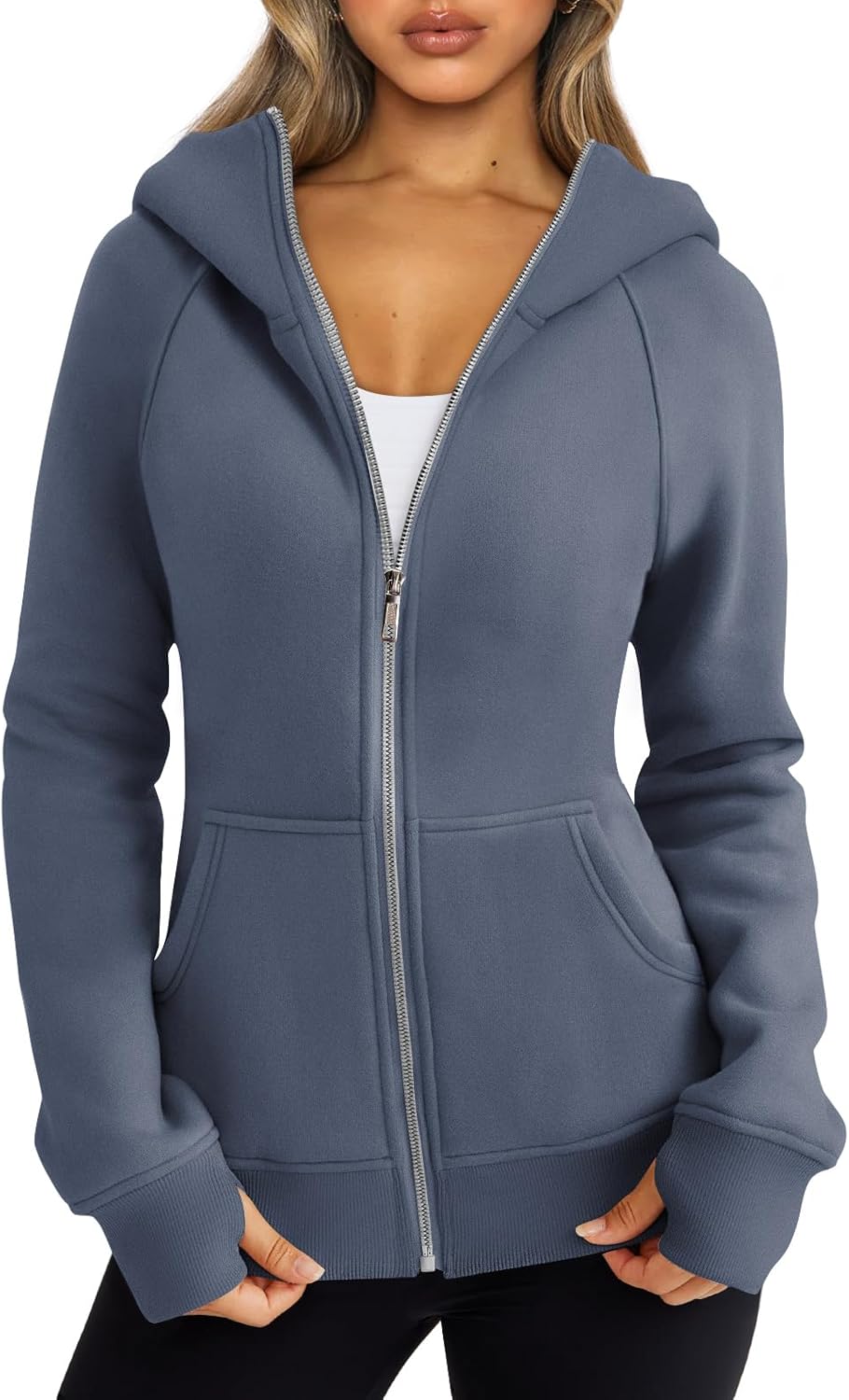 Trendy Queen Womens Zip Up Hoodies for Cozy Fall Fashion