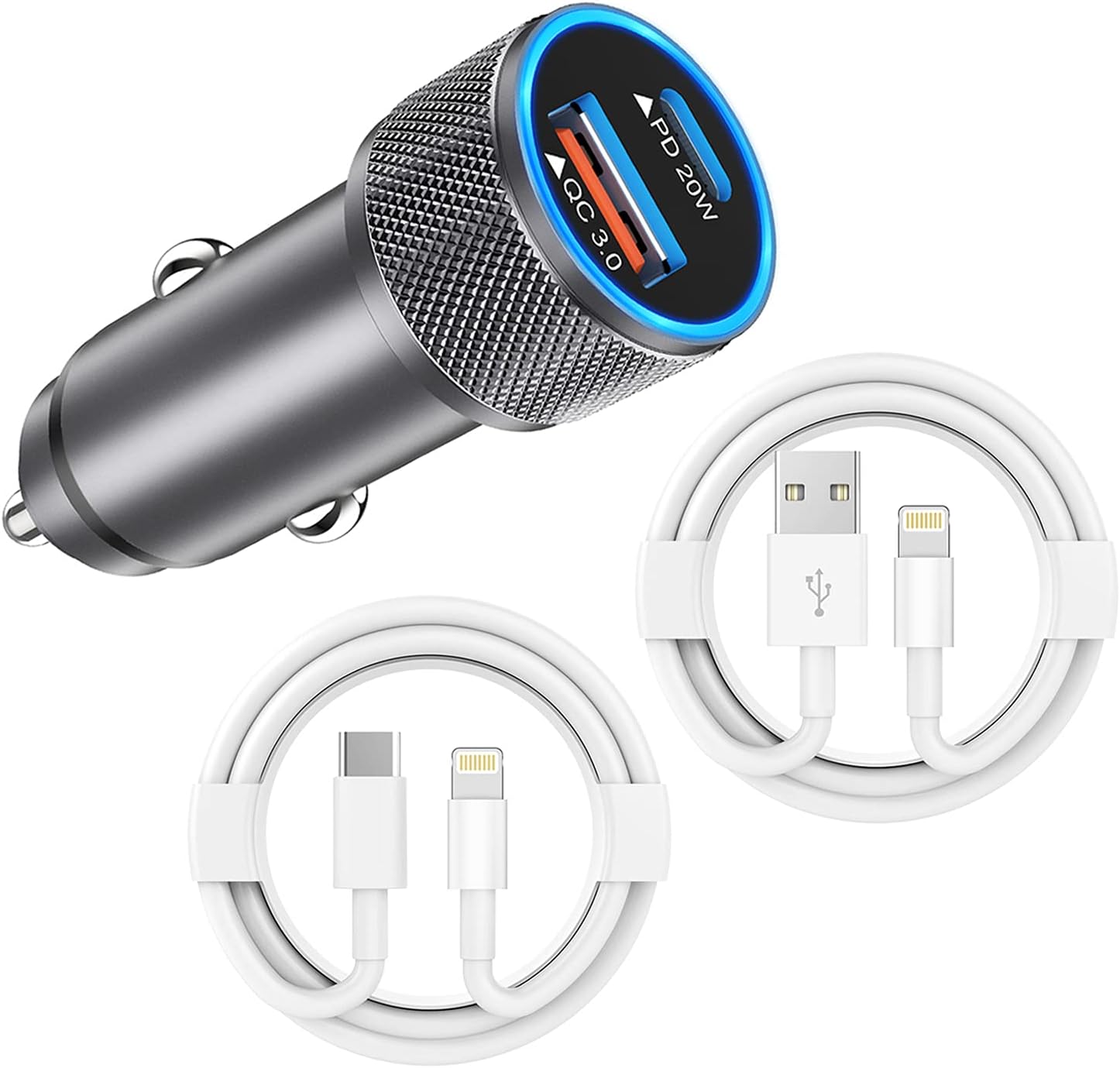 Fast Charge iPhone in Car with Dual Port Charger