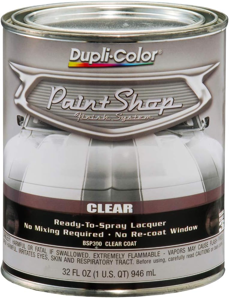 Dupli-Color Paint Shop Gloss Clear Finish System for Automotive
