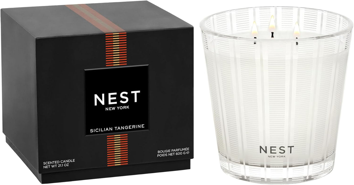 NEST New York Scented 3-Wick Candle for Luxurious Aromas