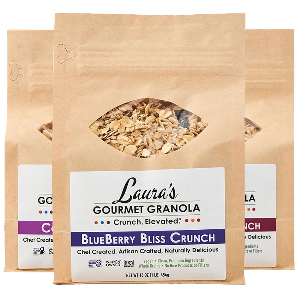 Laura's Gourmet Granola Berry Good Variety Pack - 16 oz Bags
