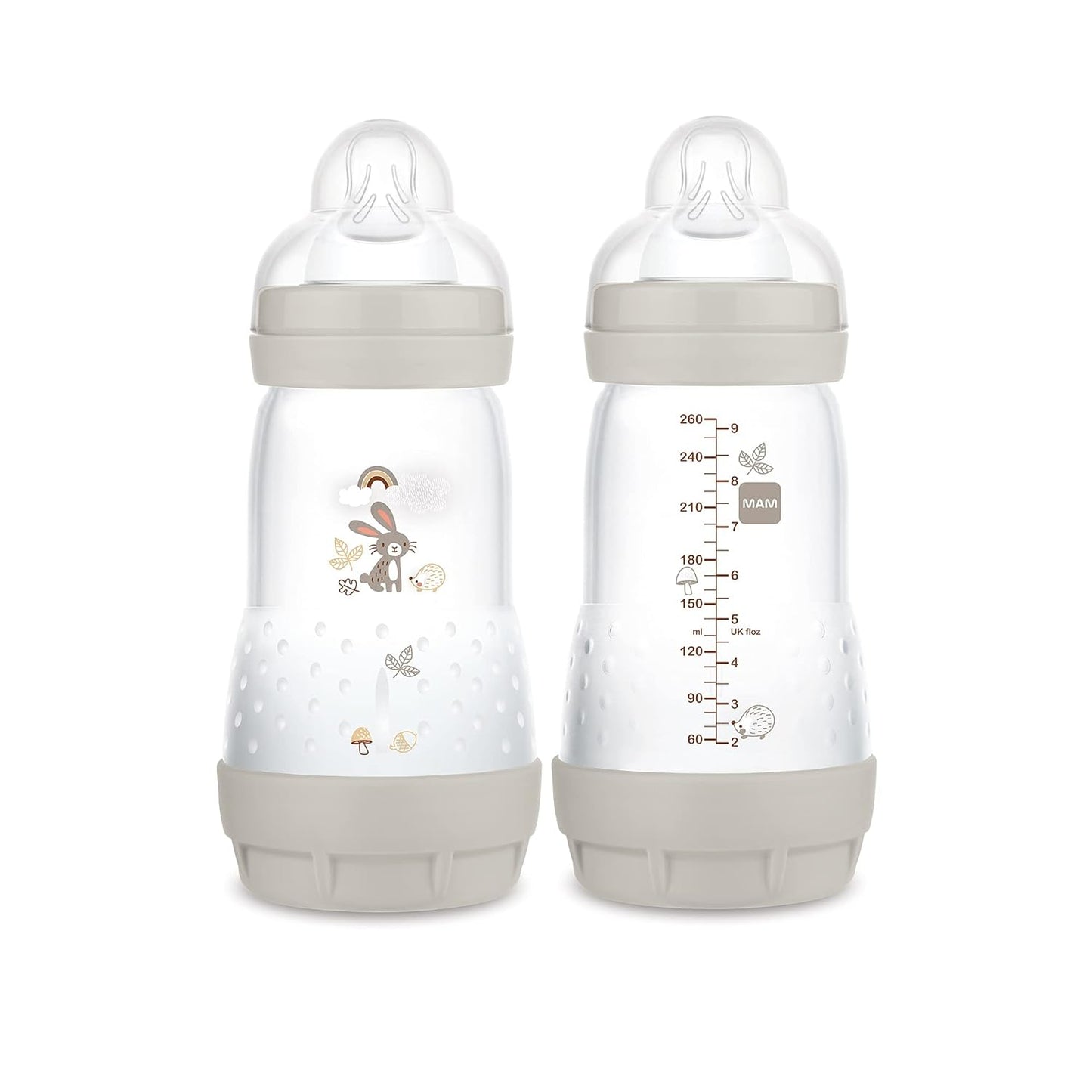 MAM Easy Start Anti-Colic Bottles, 9 oz, Medium Flow Nipples