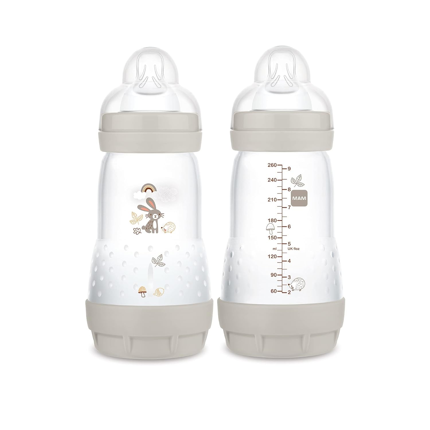 MAM Easy Start Anti-Colic Bottles, 9 oz, Medium Flow Nipples