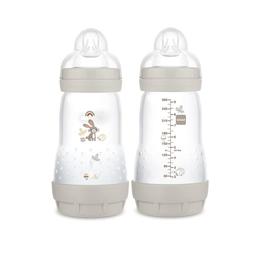 MAM Easy Start Anti-Colic Bottles, 9 oz, Medium Flow Nipples