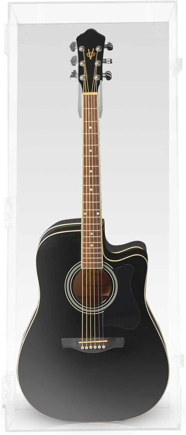 Crystal Clear Horizontal Guitar Display 