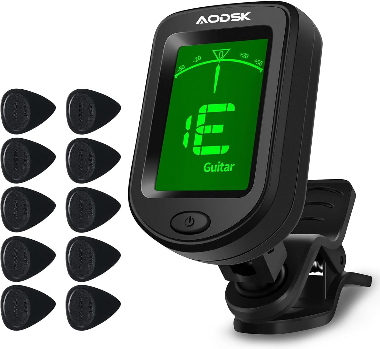 AODSK Clip-on Guitar Tuner - Easy Tune & Play!