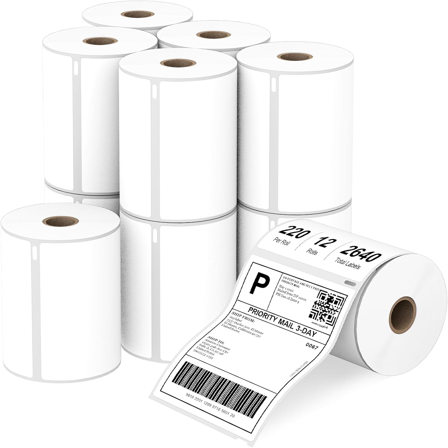Compatible 4in x 6in Direct Thermal Labels for Shipping Needs