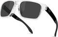 Bnus Italy Made Classic Sunglasses with Polarized Glass Lens
