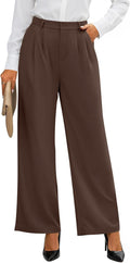 GRAPENT Wide Leg Pants for Women High Waisted Flowy Trousers