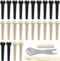 Gosknor Acoustic Guitar Bridge Pins Set - Improved Tone!