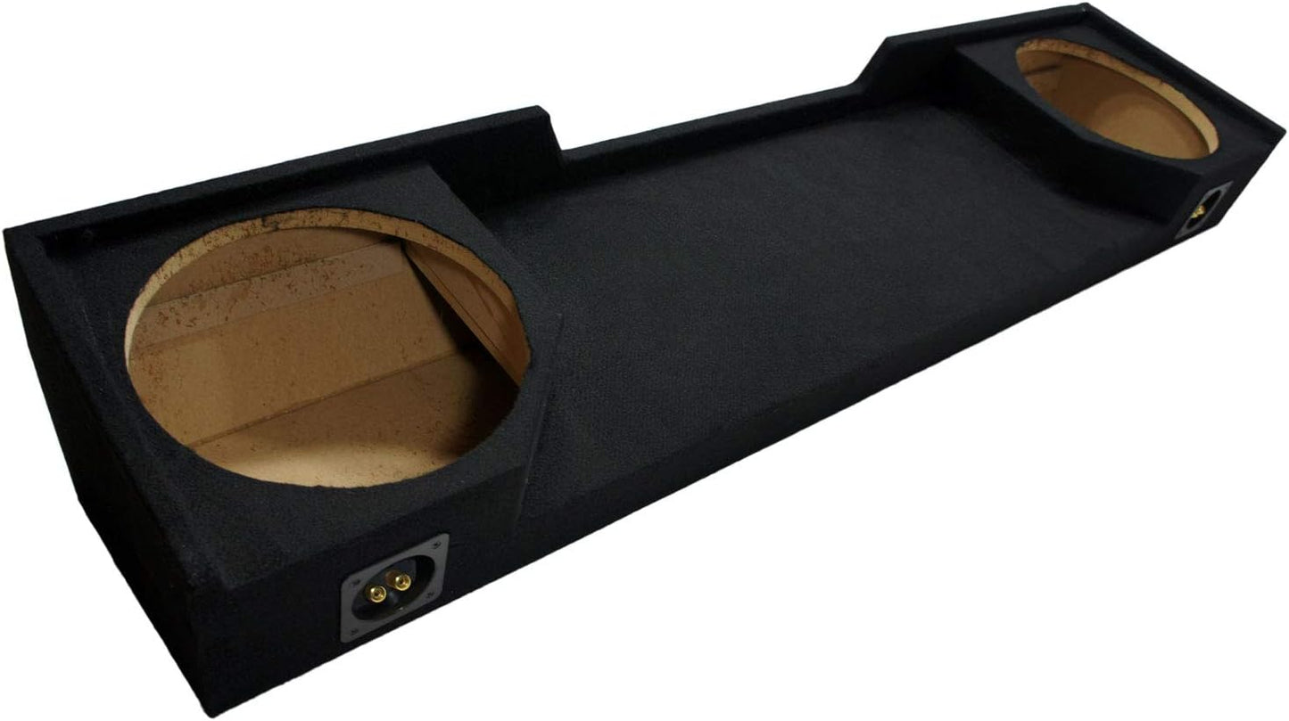 Custom Dual 12 Inch Sub Enclosure for Chevy C/K Extended Cab