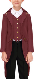 Boys Steampunk Victorian Tailcoat Jacket Size 4-14 Years - Gothic