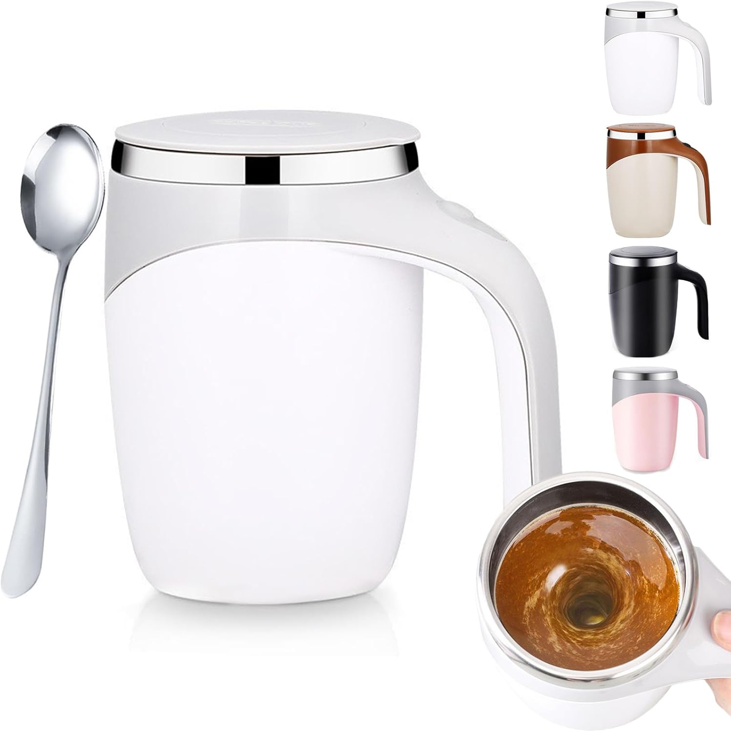 Omexry Self Stirring Mug - Effortless Mixing