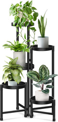 Foldable Corner Plant Stand 5 Tier - Space-Saving Indoor Display