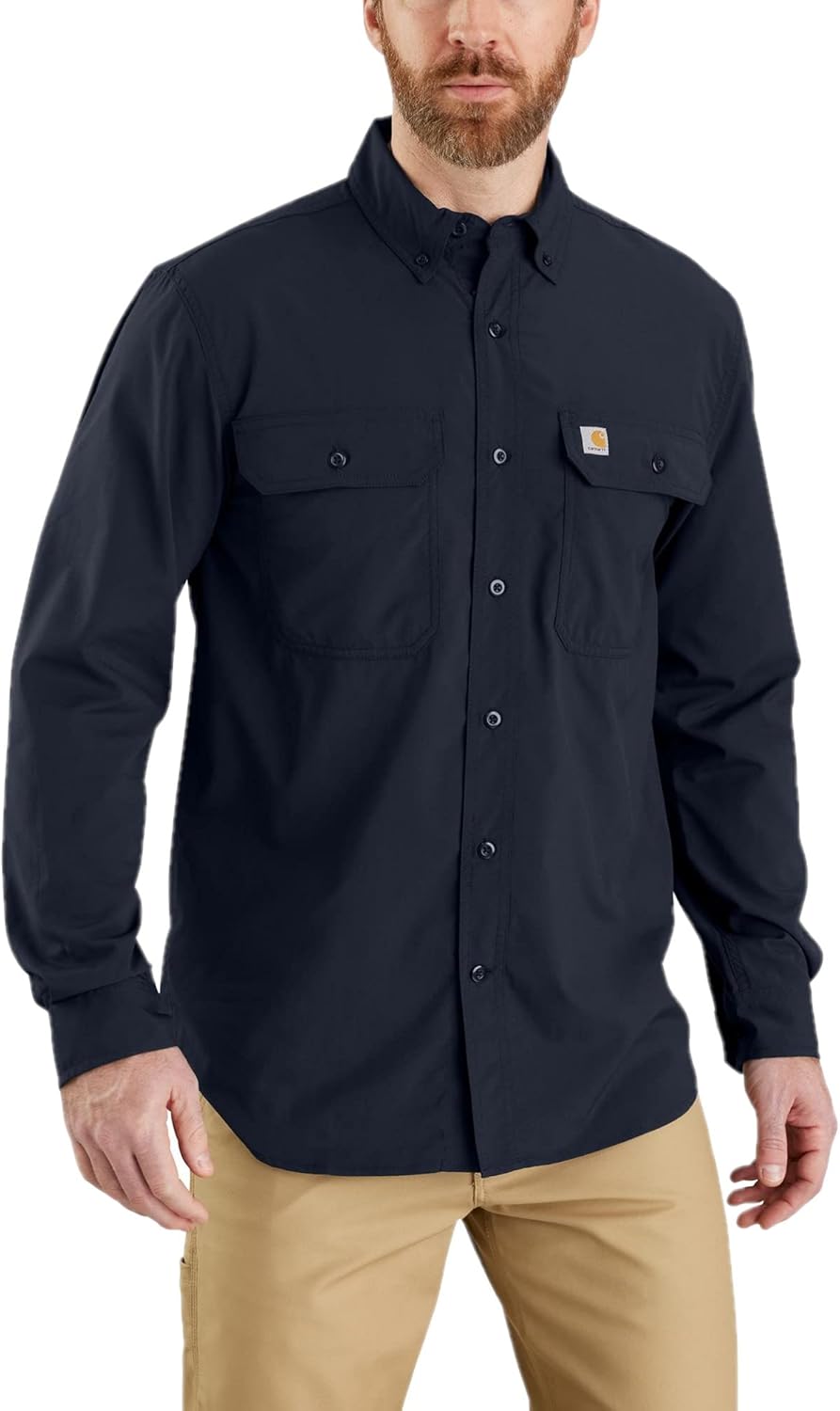 Carhartt Men's 105291 Force Relaxed Fit Long-Sleeve Shirt Review