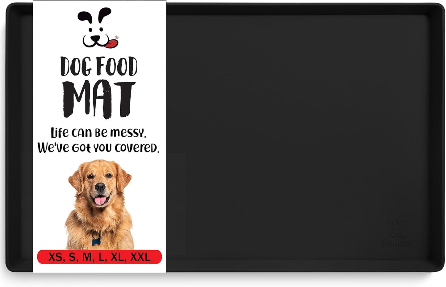 DogBuddy Dog Food Mat for Less Mess and Easy Cleaning