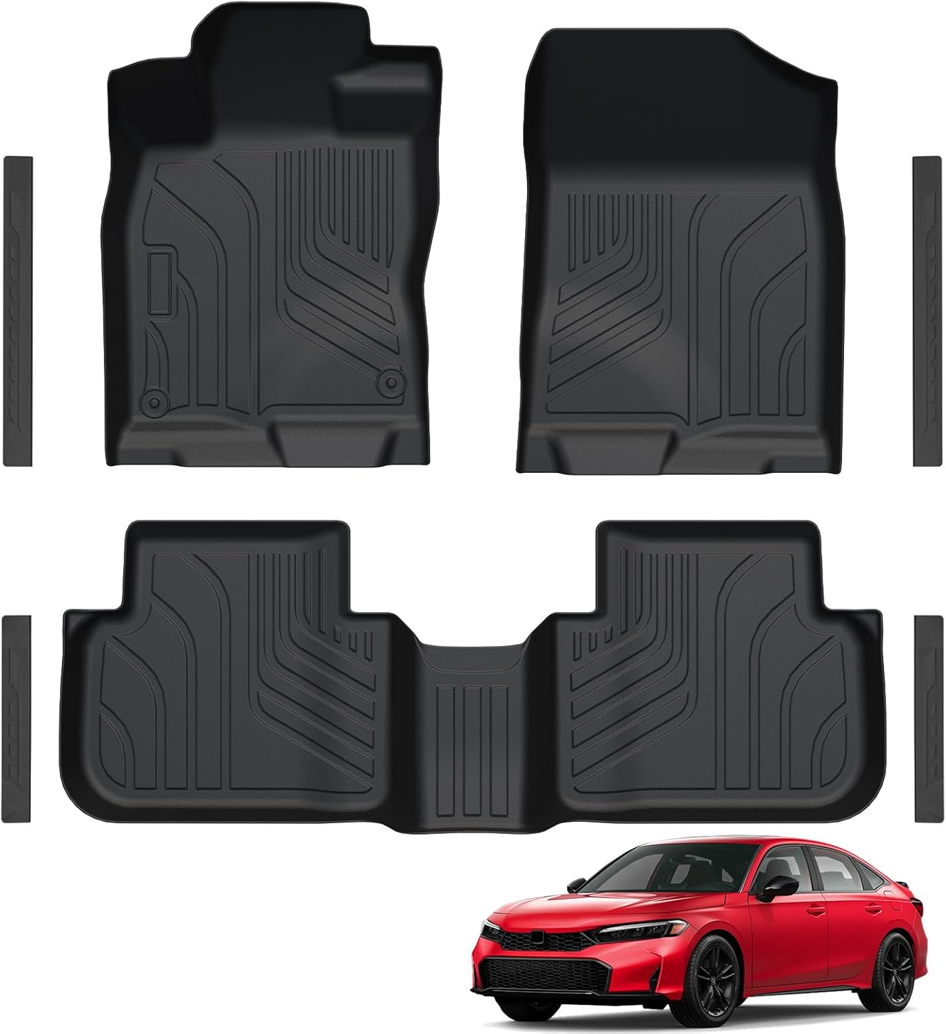 Precision Custom Fit Floor Mats for 2022-2026 Honda Civic