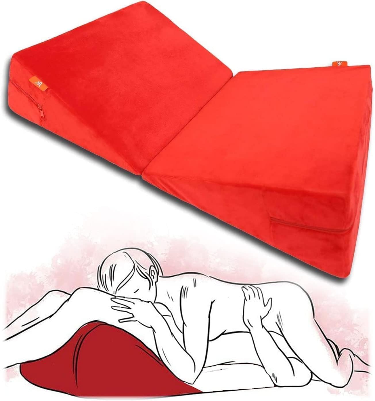 2 x Sex Pillow Cushion Triangle for Couples Sleep Aid Support