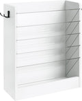 Wall File Holder 6-Tier File Organizer - Space-Saving Desktop Rack