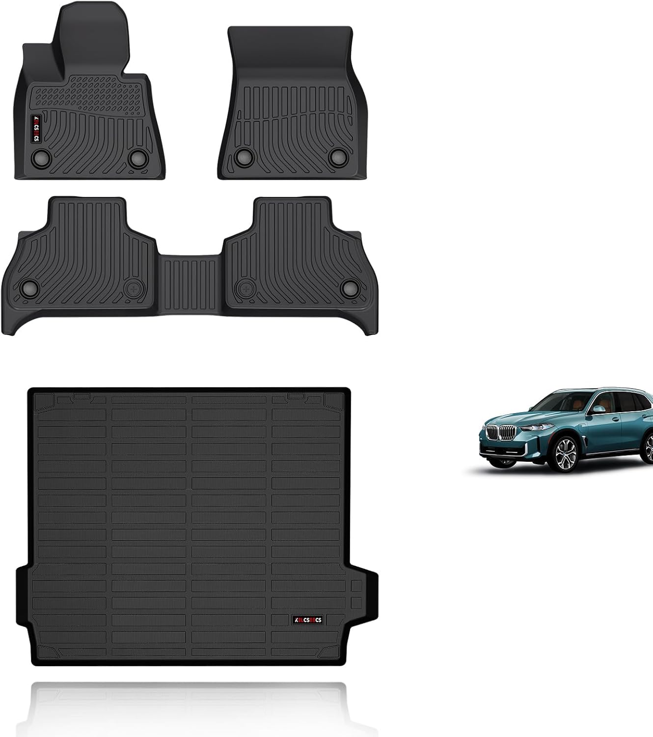 KELCSEECS Custom Floor Mats & Cargo Liner for BMW X5 2019-2026