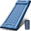 Outerman Inflatable Camping Pad - Comfy 5 Thick + Built-in Pump