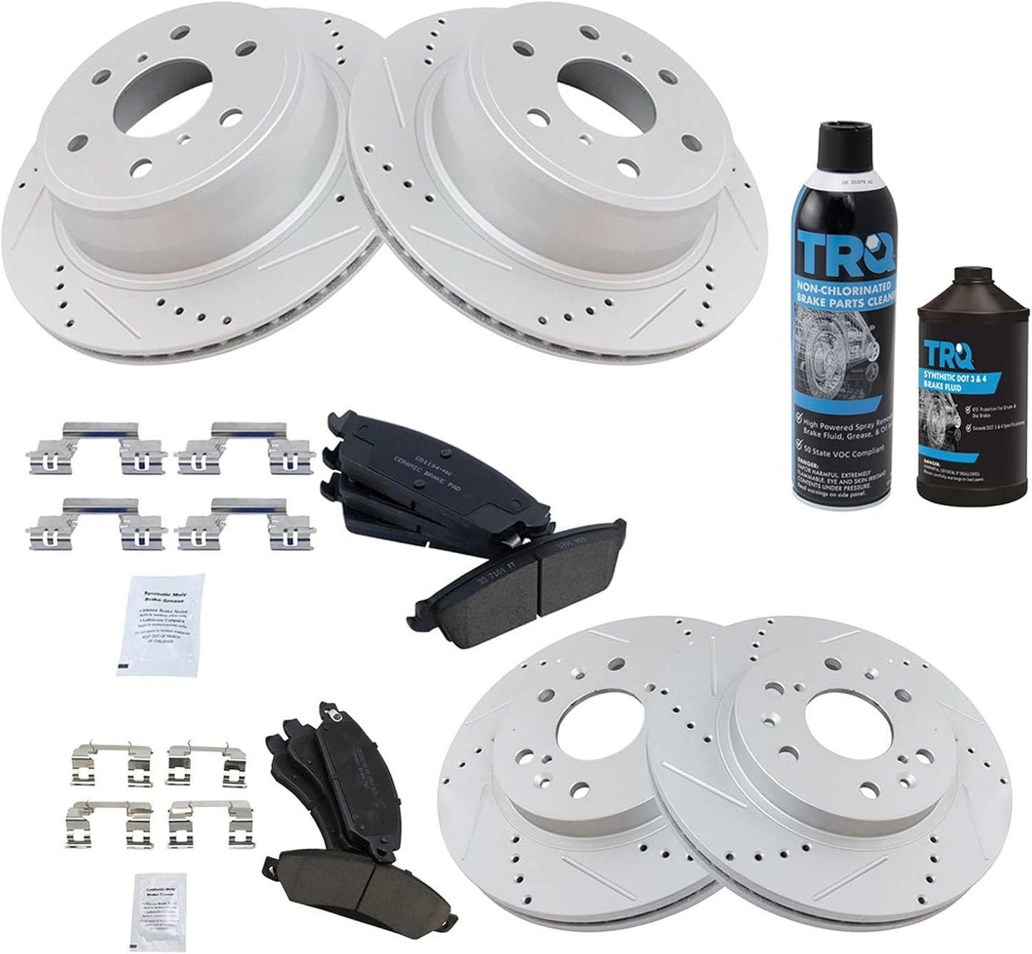 TRQ Premium G-Coated Performance Brake Pad & Rotor Kit Review