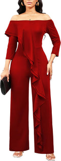 sexycherry Formal Jumpsuit for Women - Elegant Strapless One Piece