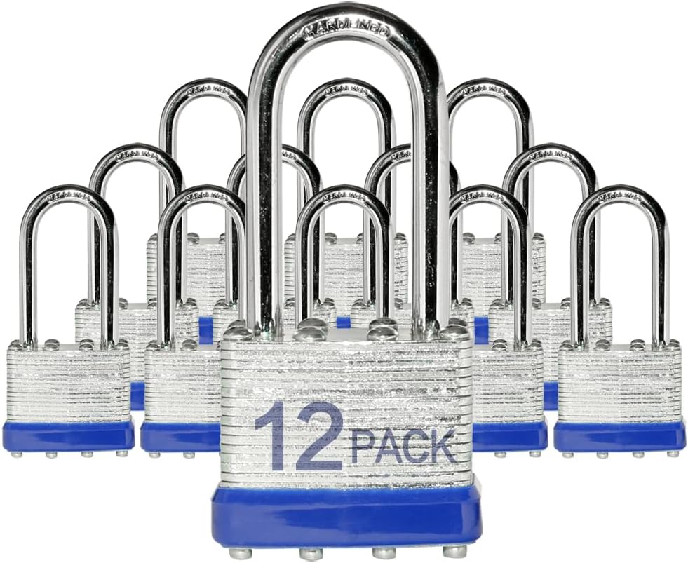 Laminated Steel Keyed Padlocks for Sheds, Fences, and More