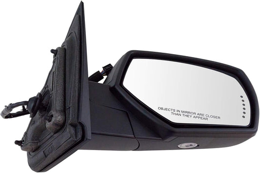 TRQ Right Mirror Passenger Side for 14-19 Chevrolet Silverado
