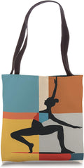 Color Block Yoga Collection Set Tote Bag - Stylish Durable Tote