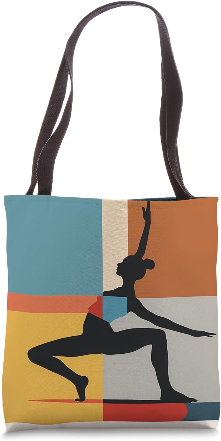 Stylish Yoga Tote: Colorful Travel Companion