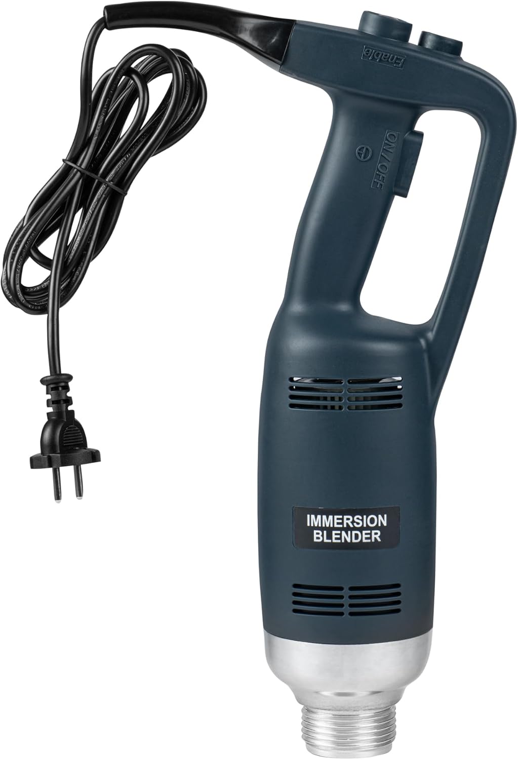 Restaurantware Heavy Duty Immersion Blender - Powerful 0.5HP for Effortless Blending, Stainless Steel, 1-Speed