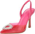 The Drop Klara Clean Pointed Toe Pumps - Rhinestone Accent