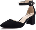 IN2 Pedazo D'Orsay Pumps Low Block Heels - Comfortable Wedding Pumps