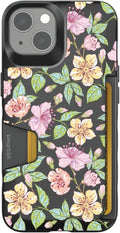 iPhone 13 Wallet Case - Slim Protective Card Holder - Spring Fling