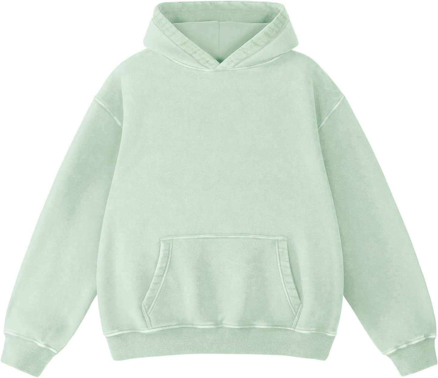 Super Soft Acid Wash Hoodie for Men - Vintage Oversized Style