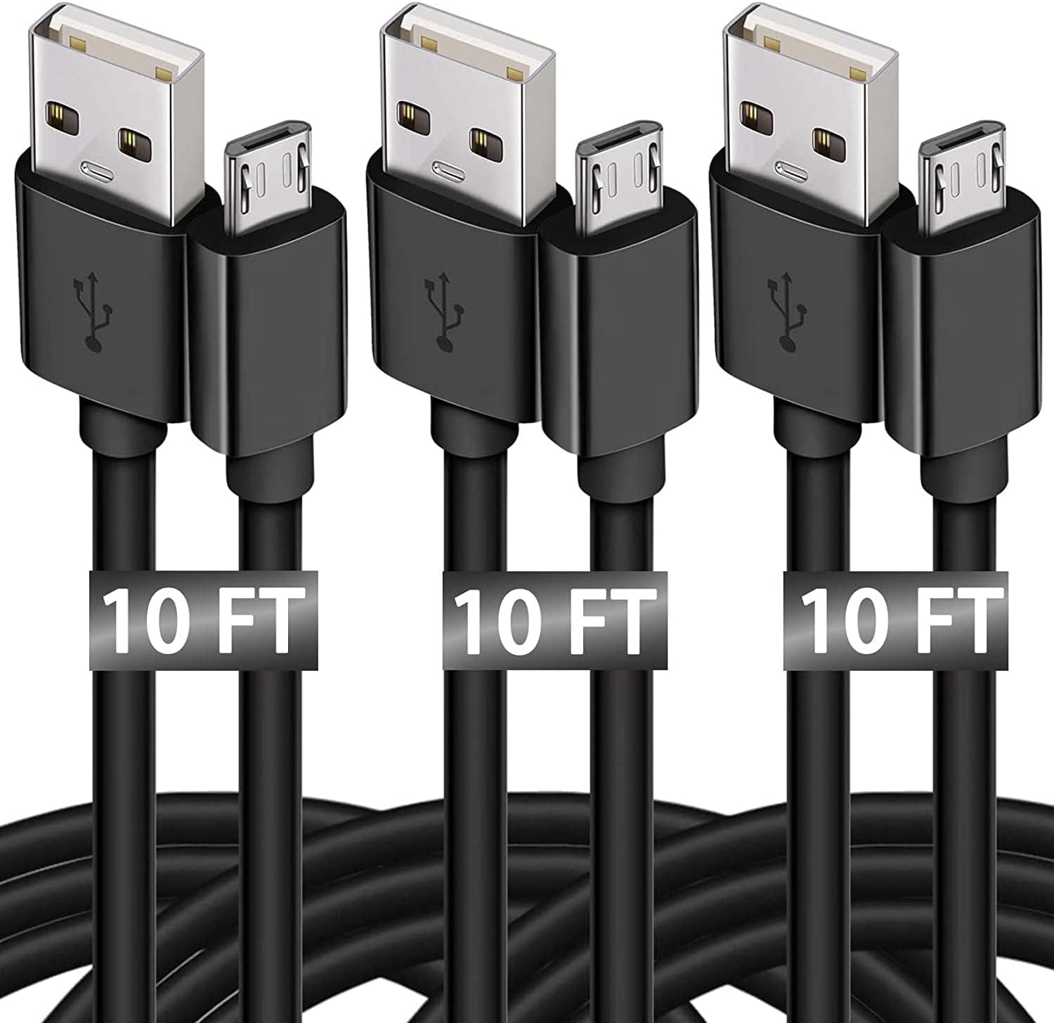 Fast Charge Any Device with MATEIN 10FT Android Cable