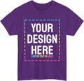 Custom T-Shirt Print with Text Image or Logo (Style BP52)
