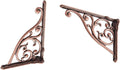 Heavy Duty Solid Stand 6 in 4 Pack Antique Copper - Vintage Shelf