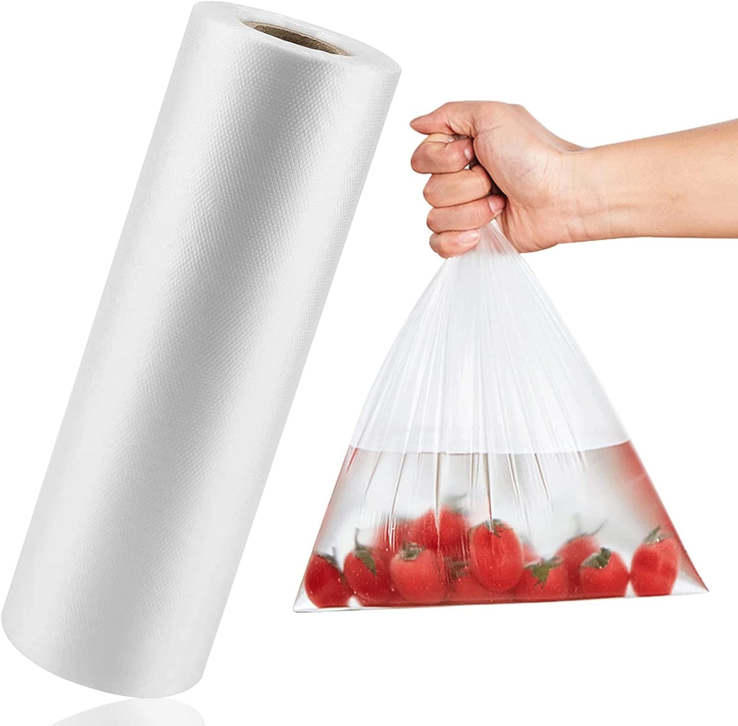 LabelMore Plastic Produce Bags on a Roll for Food Storage