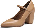 DREAM PAIRS Women's Closed Toe Mary Jane Pumps - Retro Comfort
