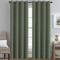 Blackout Thermal Insulated Curtains - Classic Grommet Top (2 Panels)