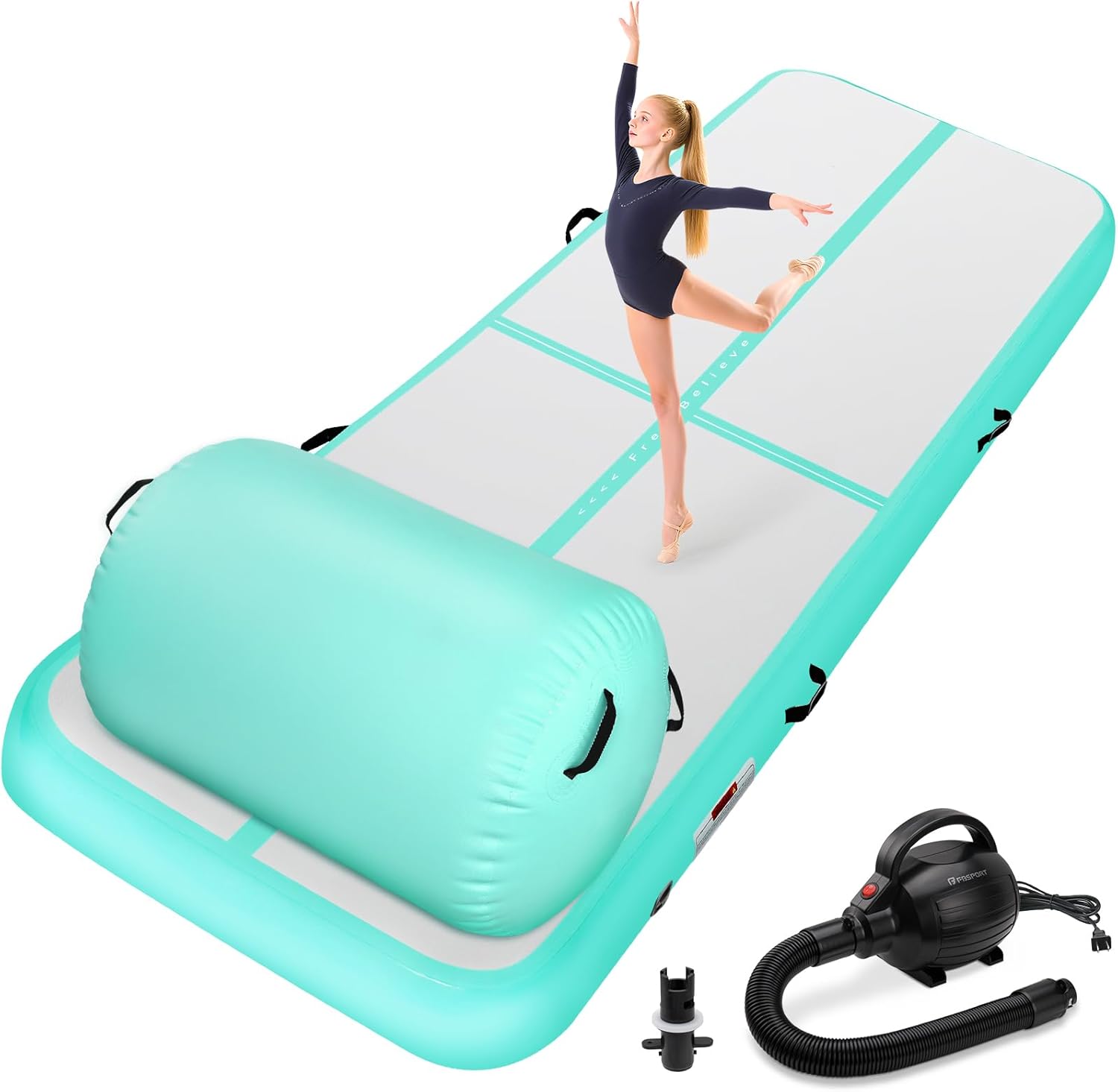 Inflatable Gymnastics Air Roller Set for Home and Outdoor Use