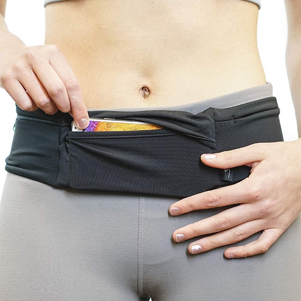 3 Pocket Adjustable Running Belt for All iPhone Models and More