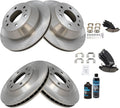 TRQ Front & Rear Brake Pad & Rotor Kit Ceramic Compatible Vehicles
