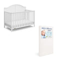 Graco Wilfred Crib and Mattress Nursery Starter Pack - Classic 5-in-1