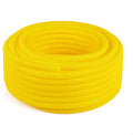 Flexible HDPE Corrugated Wire Loom Tubing 3/4in x 100ft Yellow