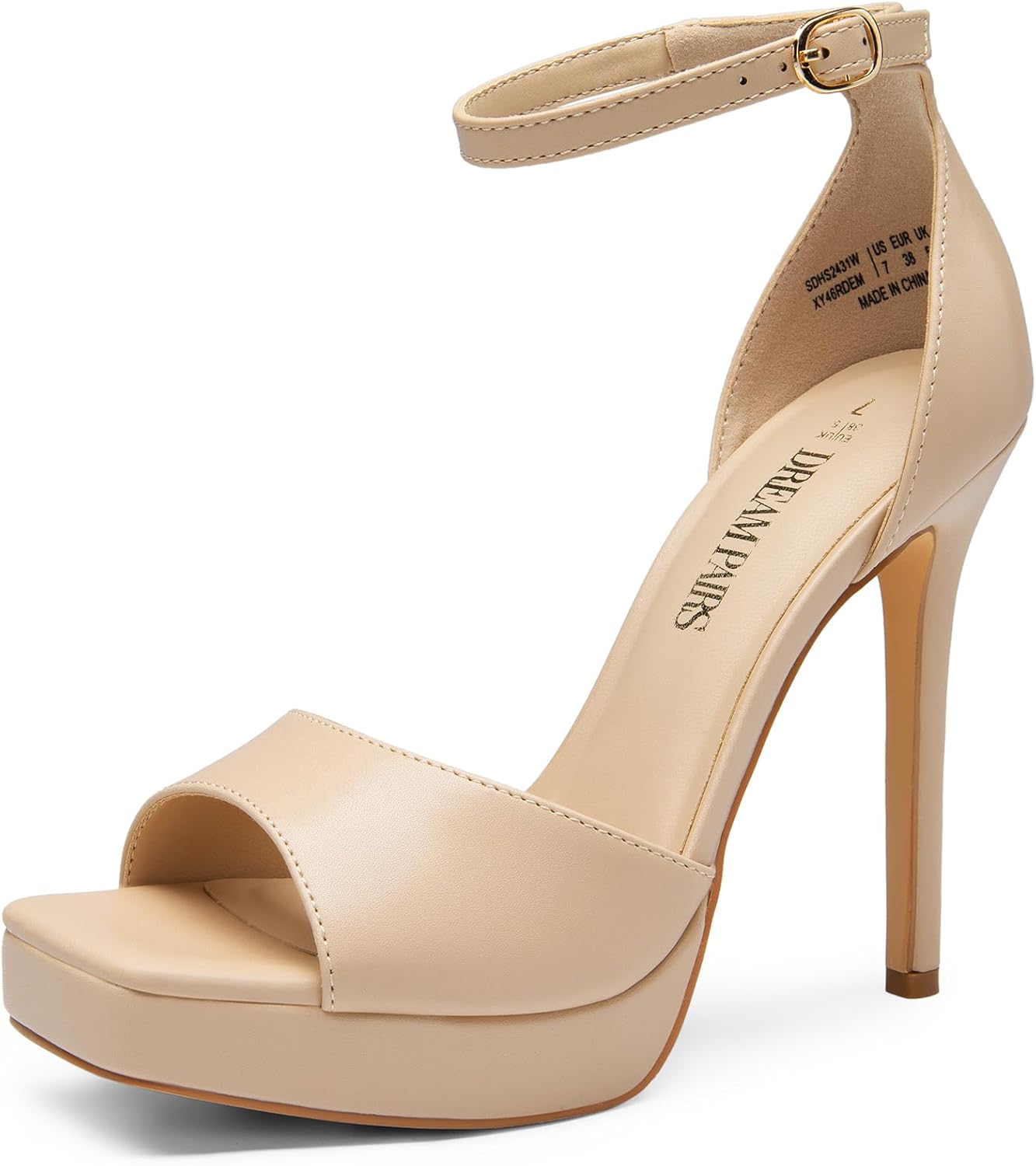 DREAM PAIRS Women's Stiletto High Heels for Elegant Occasions