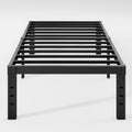 14 Inch Twin Bed Frame No Box Spring Needed - Sturdy Metal Platform