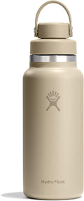 Hydro Flask Water Bottle Wide Mouth 32 Oz Oat Tan - Insulated